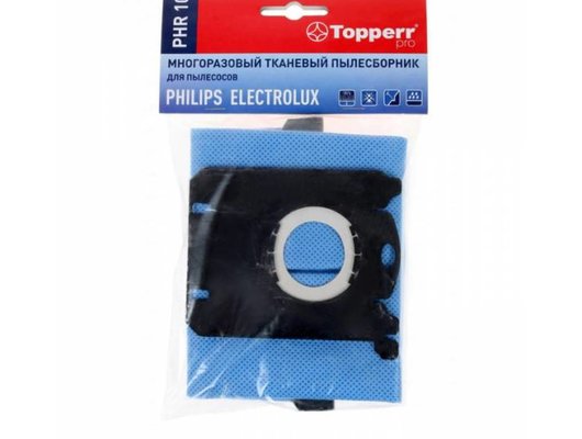 Пылесборники TOPPERR 1492 PHR10 для PHILIPS Electrolux многоразовый (1 шт)